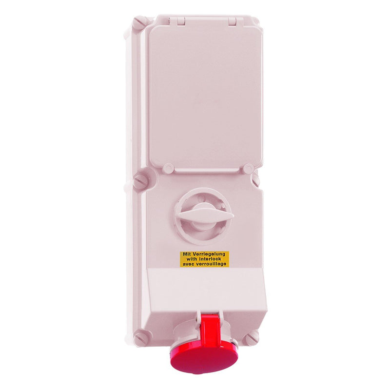 Bals Elektrotech - CEE-Steckdose abschaltbar, abgesichert (IEC 60309) CEE-Steckdose 17622 16A,5p,400V,6H