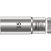 Wera - Sechskant-Einsatz für Steckschlüssel Steckschlüsseleinsatz 004537 15 mm
