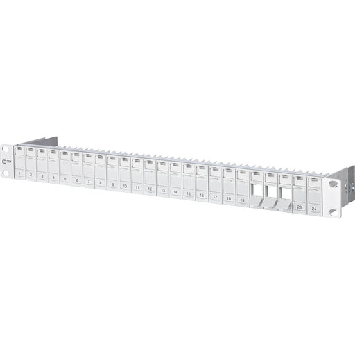 Metz Connect - Frontpanel/Patchpanel leer (Schaltschrank) Modulträger 19Z 1HE 130920-00-E
