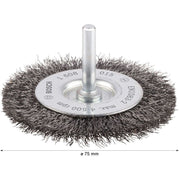 Bosch - Rotierende Drahtbürste PRO Metal clean 1608622015 Scheibenbürste