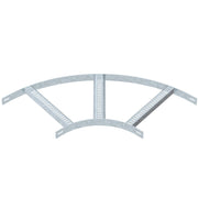 OBO Bettermann - Bogen für Kabelleiter Bogen 90° SLB 90 62 400 FT mit Trapez-Sprosse