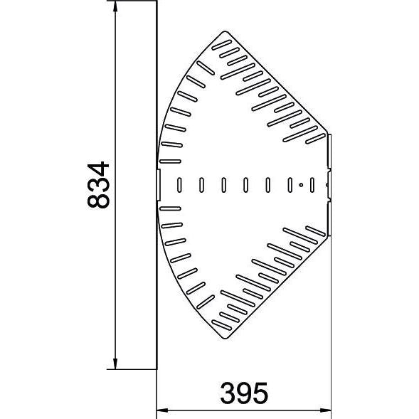 OBO Bettermann - Bogen für Kabelrinne Bogen, winkelverstellbar RB W 140 FT 110x400 tauchfeuerv