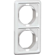 Peha - Abdeckrahmen Rahmen 2-fach rws D 80.672.02 WU waage/senkrecht