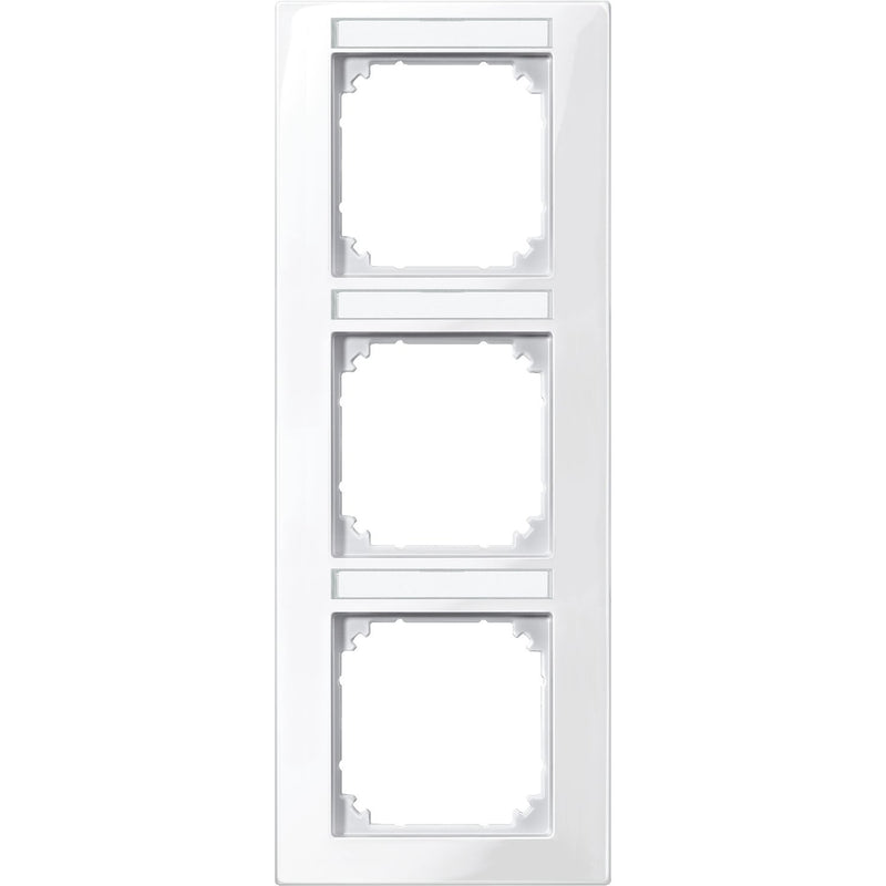 Merten - Abdeckrahmen M-PLAN-Rahmen 3f. 513319 beschriftbar, senkr