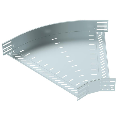 OBO Bettermann - Bogen für Kabelrinne Bogen 45 Grad RB 45 860 FS 85x600 bandverzinkt