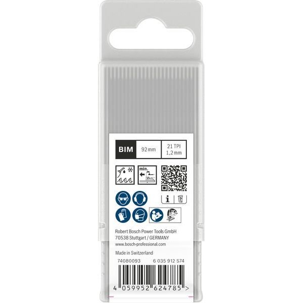 Bosch - Stichsägeblatt PRO Metal medium T121AFC 2608655107VE(25) Stichsägeblatt 92 mm