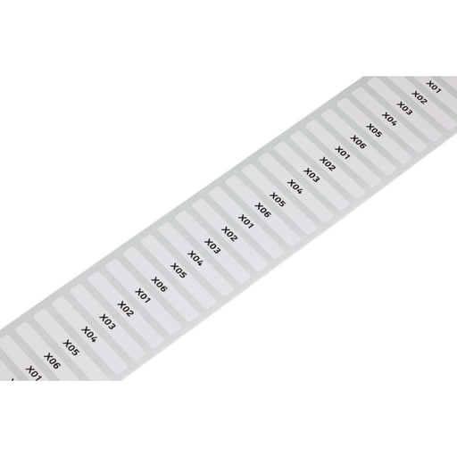 WAGO - Kennzeichnungsmaterial Polyesteretiketten 210-810 unbedruckt, weiß