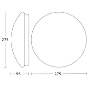 Steinel - Decken-/Wandleuchte Sensor-LED-Innenleuchte RS 16 LED S WS 3000K 275 x 95 mm