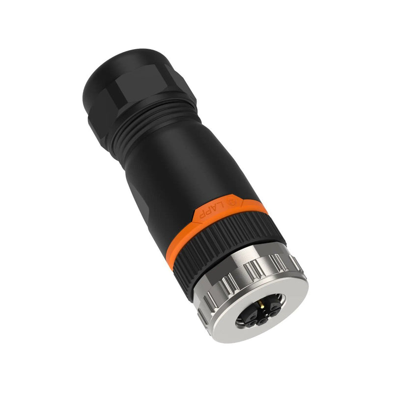 Lapp Zubehör - Rundsteckverbinder, feldkonfektionierbar (Industriesteckverbinder) EPIC POWER M12L D6 4+FE 381166313 SR1220 8-12 − 20 Stück