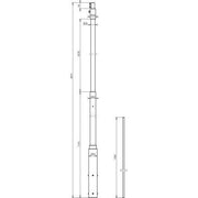 DEHN - Zubehör/Ersatzteile für Erdung und Blitzschutz Stützrohr SR D30 2875 #105288 FSP101000DSHGFKALV2A