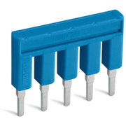 WAGO - Querverbinder/Brücker für Reihenklemme Brücker 5-fach 2002-405/000-006 isoliert,blau − 25 Stück