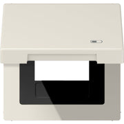 Jung - Abdeckrahmen Klappdeckel LS 990 BFKL USB Symbol USB-Ladegerät