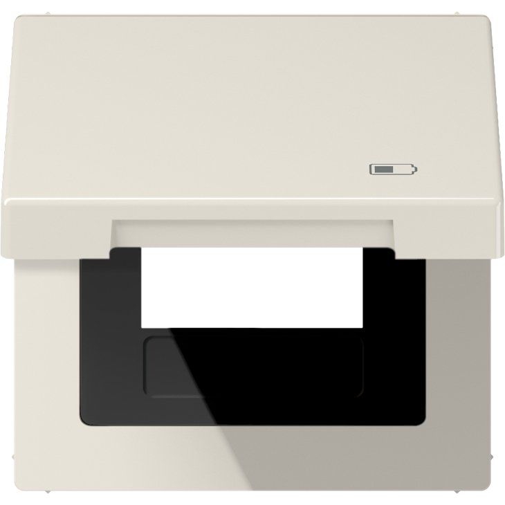 Jung - Abdeckrahmen Klappdeckel LS 990 BFKL USB Symbol USB-Ladegerät