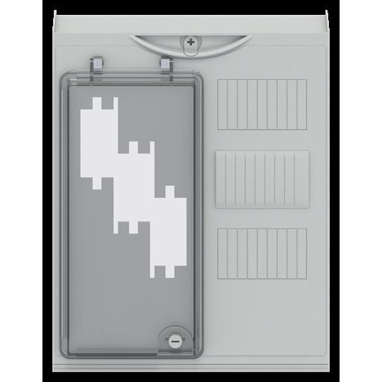 Striebel&amp;John - Abdeckung für Verteilerfeld Zählerfeldabdeckung ZAG12NR NH00 Reit. 2RE NAR  − 1 Stück
