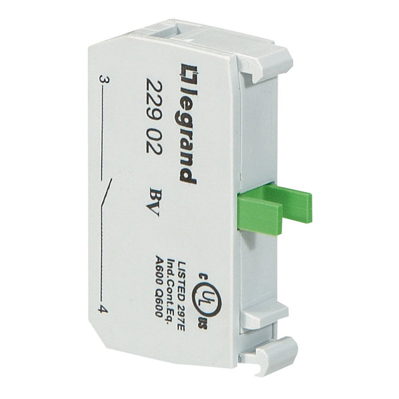 Legrand - Hilfsschalterblock Schliesser OZMOZ Legrand 022902 230V 6A Kontakt