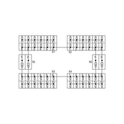 WAGO - Übergabemodul Potentialverteilermodul 288-867 je 6 Klemmstellen