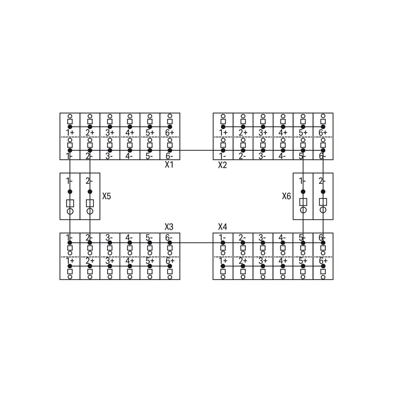 WAGO - Übergabemodul Potentialverteilermodul 288-867 je 6 Klemmstellen