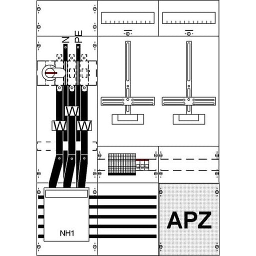 Striebel&John - Zählerfeld Mess-u.Wandlerfeld kpl. KA4257Z H3/B3