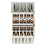 WAGO - Ein- und mehrpolige Klemmenleiste 2-Leiter-Kombistecker 734-366 1,5mm²,lichtgrau − 50 Stück