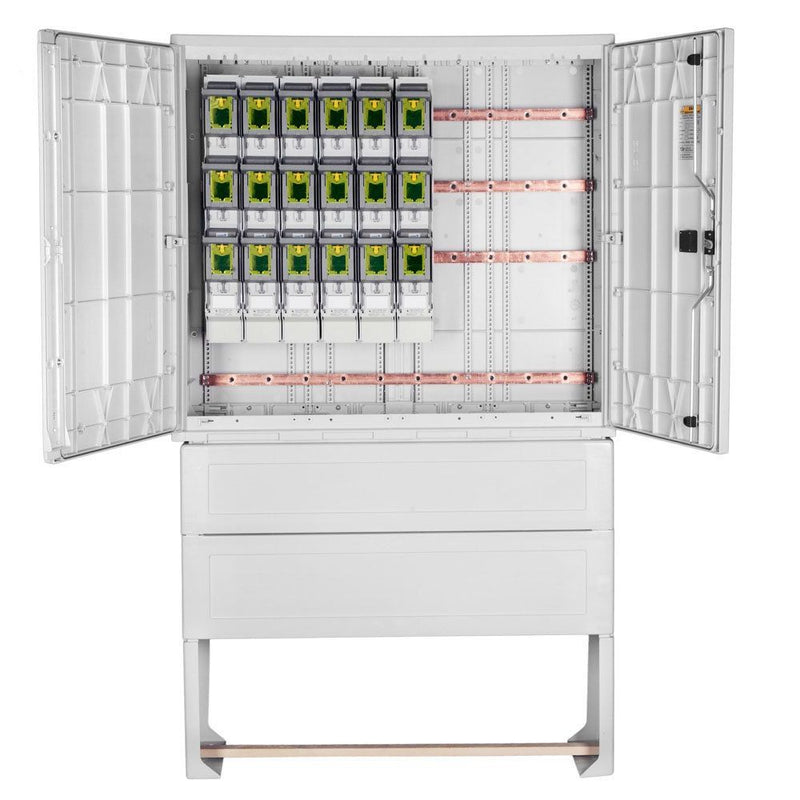 GSAB Elektrotechnik - Anschlussschrank Normkabelverteilerschrank 2S1000K6LSL2 1000x1135x320mm