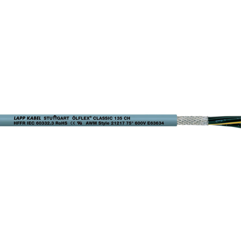 Lapp Kabel&Leitung - Energiekabel < 1 kV, für ortsveränderlichen Einsatz ÖLFLEX CLASSIC 135 CH 1123209 7X0,5