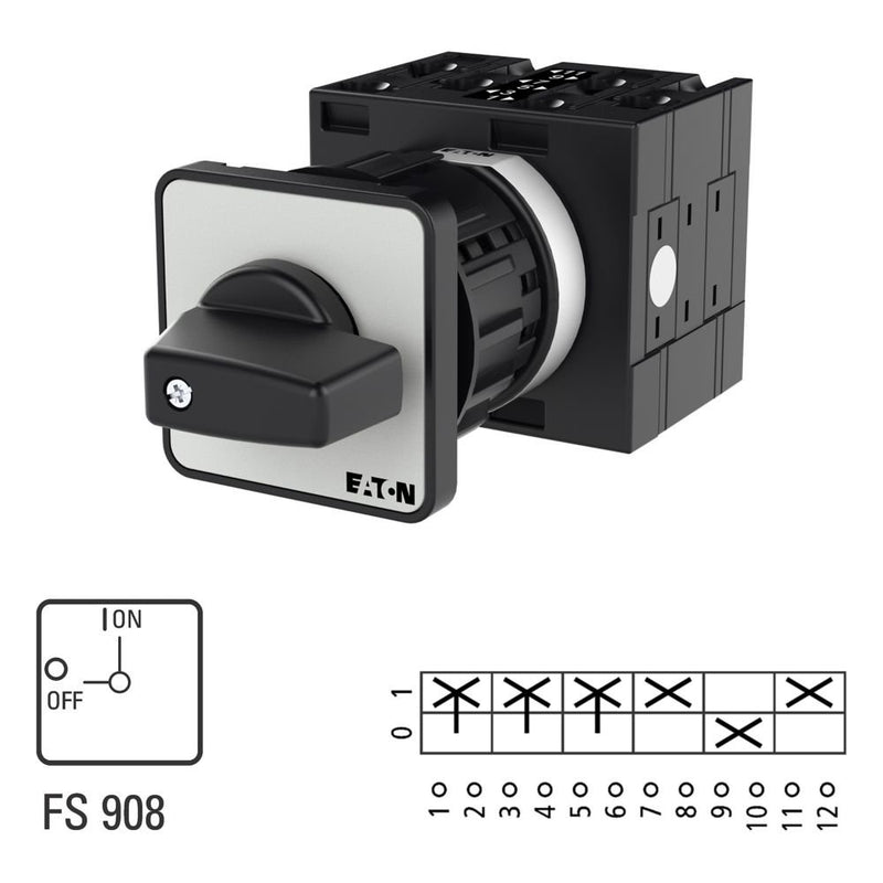 Eaton - Lasttrennschalter EIN-AUS-Schalter T3 T3-3-15683/EZ 32A Zentraleinbau
