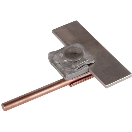 DEHN - Anschlussklemme für Blitzschutz Zweimetall-Falzklemme ZMFKKB610KBF #365127 Cu-St/tZn 0,7-8mm