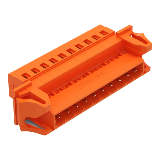 WAGO - Kabelsteckverbinder für Leiterplattensteckverbinder 1-Leiter-Stiftleiste 231-640/114-000 CAGECLAMP,2,5mm²,or − 25 Stück