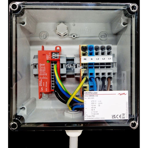 DEHN - Überspannungsableiter für Energietechnik/Stromversorgung Überspannungsableiter DCU EMOB 2 32 Typ 2+3