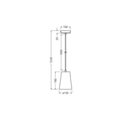 Ledvance - Pendelleuchte Pendelleuchte E27 Decor #4058075838444 Gips, weiß