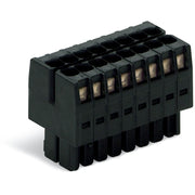WAGO - Ein- und mehrpolige Klemmenleiste 1-LeiterFederleiste2reihig 713-1108 CAGECLAMP 1,5mm²,sw − 25 Stück