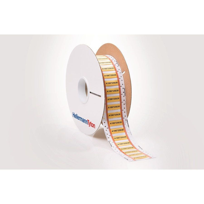 HellermannTyton - Kabelmarkierungssystem Schrumpfschlauchmarkierer 533-65031(3000) gelb25mm3000St. − 3000 Stück