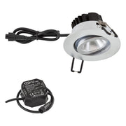 EVN Lichttechnik - Downlight/Strahler/Flutlicht LED-Deckeneinbauleuchte PC650N61540 4000K IP65 chr-mt