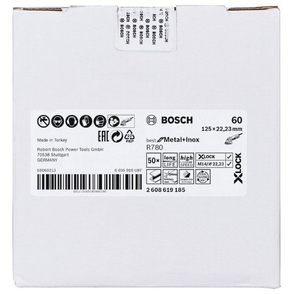 Bosch - Trenn-/Schleifscheibe PRO R780 X-Lock 2608619185 Fiberscheibe 125 mm