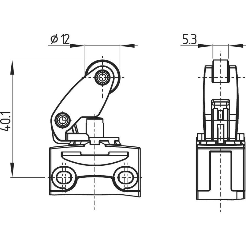 Schmersal - Einzelpositionsschalter Positionsschalter PS116-Z12-STR-K200
