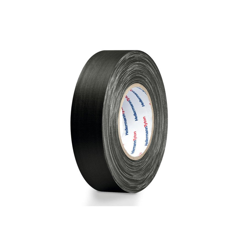 HellermannTyton - Klebeband Gewebeband HTAPE TEX BK 50x50m schwarz