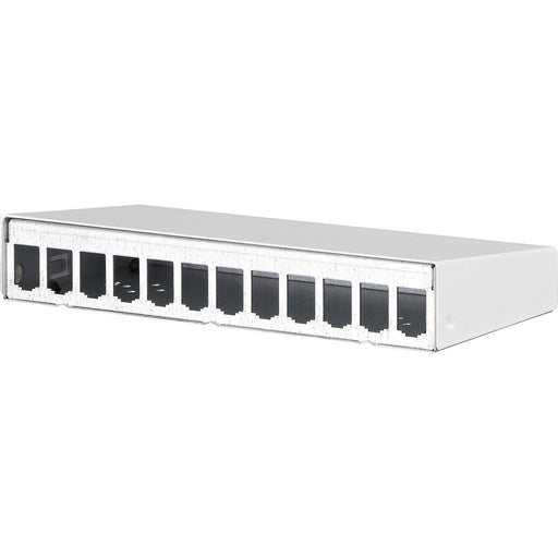 Metz Connect - Frontpanel/Patchpanel leer (Schaltschrank) AP-Gehäuse leer 130861-1202-E E-DATmodul 12er rws
