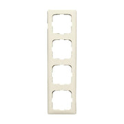 Busch-Jaeger - Abdeckrahmen Rahmen 4-fach 2514-212K-102 ws, f.Kanalabdeck