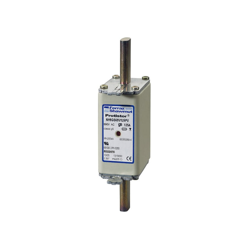 Mersen - Messersicherung Sicherungseinsatz NH gS NH1GS69V125PV Gr.1 125A sfü KM − 3 Stück