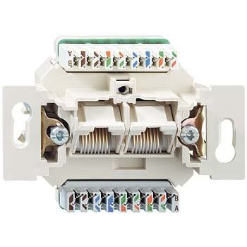 Rutenbeck - Kommunikationsanschlussdose Kupfer Cat.6-Anschlussdose UAECat6Aiso8/8UUp0mK