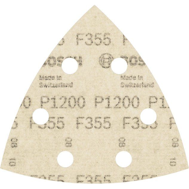 Bosch - Schleifpapier/Schleifvlies PRO F355 Schleifblatt, 93 2608605200 mm, G1200, 5-tlg