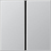 Jung - Abdeckung/Bedienelement für Installationsschalterprogramme Tastensatz 1-fach alu A 401 TSA AL komplett − 1 Stück