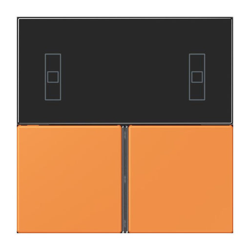 Jung - Abdeckung/Bedienelement für Installationsschalterprogramme Tastensatz 3fach LC 4093 TSA 225 orange clair