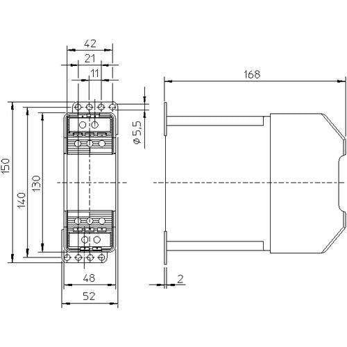 Stahl - Thermistormotorschutzrelais Motorschutzrelais 8510/112-05-400-250 Thermistor