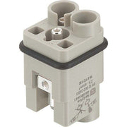 Harting - Kontakteinsatz für Rechtecksteckverbinder Stifteinsatz 09120022653 Han Q 2/0 2,5-6 qmm
