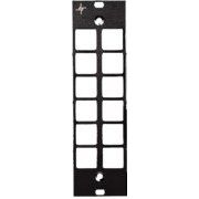 Telegärtner - Moduleinsatz für Patchpanel LWL 3 HE/7 TE Frontplatte 100021451 6x LC Duplex