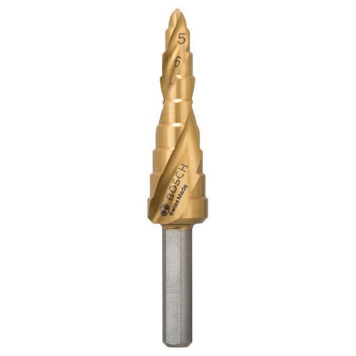 Bosch - Stufenbohrer HSS-TiN, 4 - 2608597525 12 mm 6 mm 65 mm 9