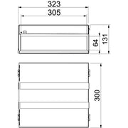OBO Bettermann - Brandabschottung Brandschutzbox PMB 630-4 A2 vierseitig