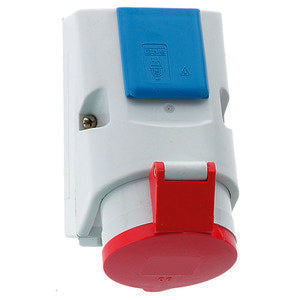 Bals Elektrotech - CEE-Steckdosen-Kombination (IEC 60309) Kombi-Wandsteckdose GT 108 32A 5p 400V 6h IP44