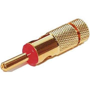 E+P Elektrik - Kommunikationstechnik-Adapter Bananenstecker BS 10 LOSE R vergoldet rot